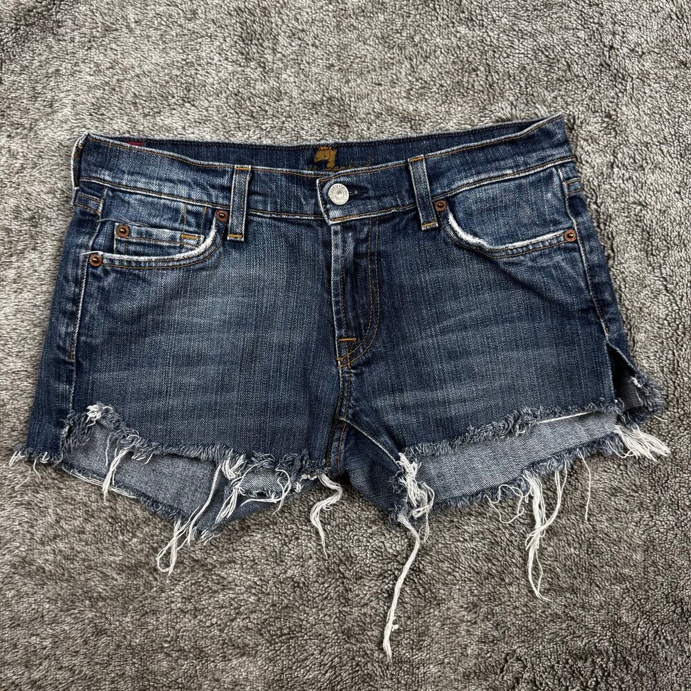 7 For All Mankind Jean Shorts Women's 28